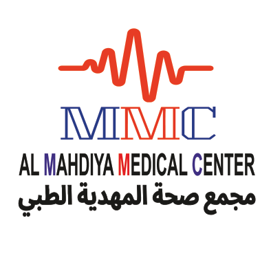 شعار مجمع صحة المهدية الطبي — من عملاء أساس وير